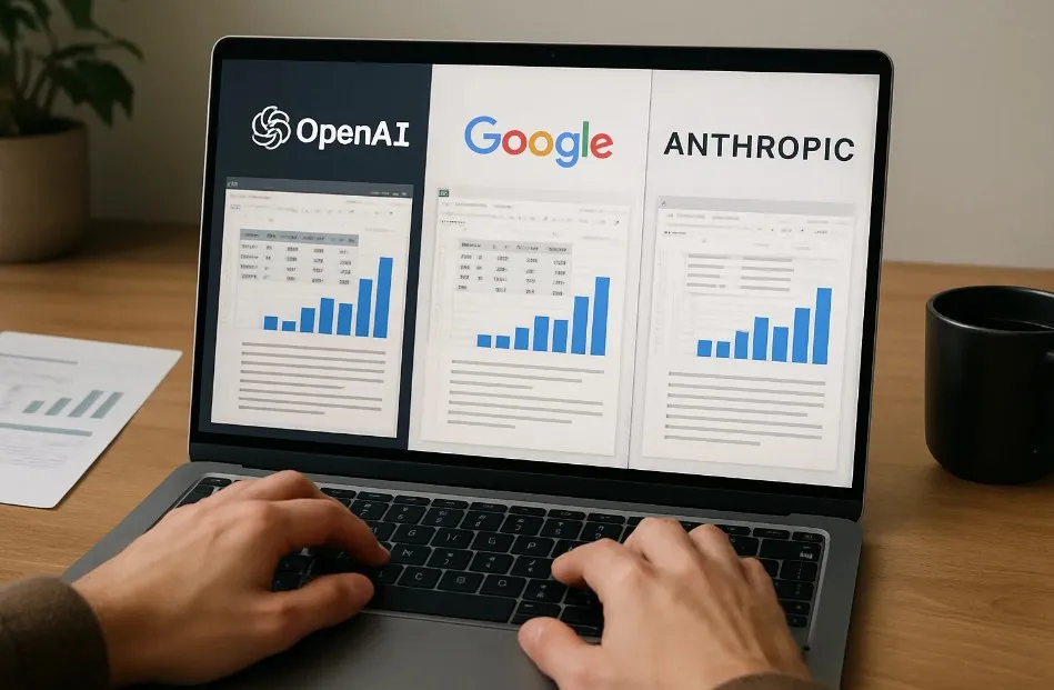 Где лучше обрабатываются документы и таблицы — OpenAI, Google или Anthropic